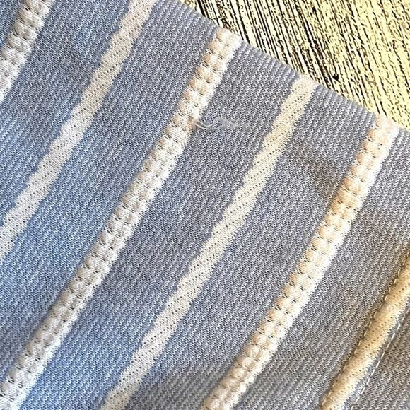 Sail to Sable Womens Blue & White Striped Rope Nautical Shirt Dress Size Large - Picture 8 of 8
